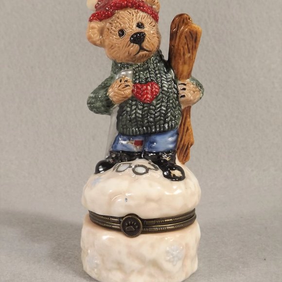 Boyds Collection Knut Downhill Racer Trinket Box - Picture 5 of 10